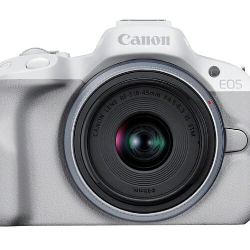 Canon EOS R50 + RF-S 18-45mm White