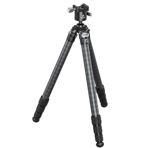 Leofoto SA-324C Carbon-Dreibeinstativ mit Gewehraufnahme MA-40